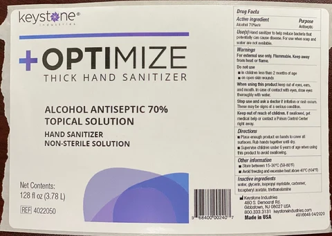 Hand Sanitizer packaging