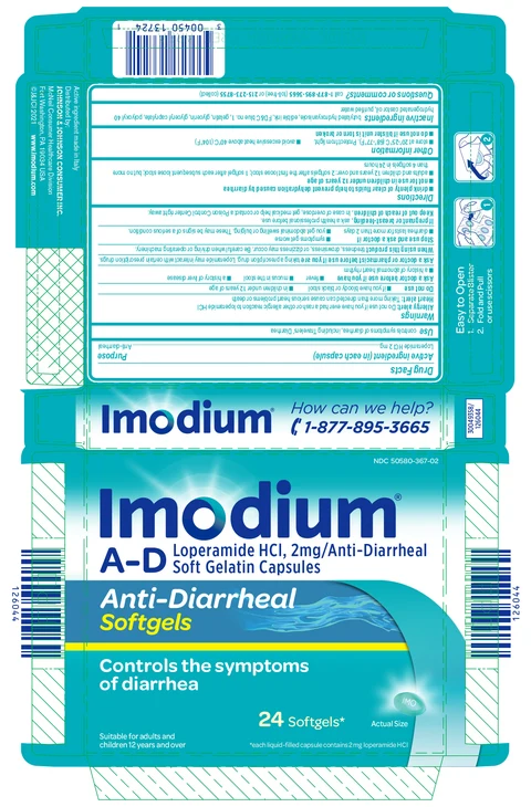Imodium A-D packaging
