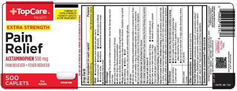 Topcare Pain Relief packaging