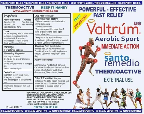 Valtrum US Aerobic Sport IMMEDIATE ACTION 포장