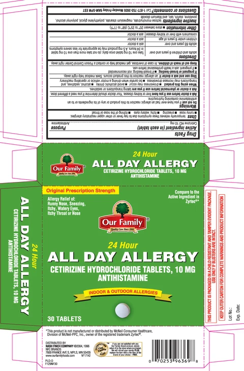 All Day Allergy Relief24 Hour 포장