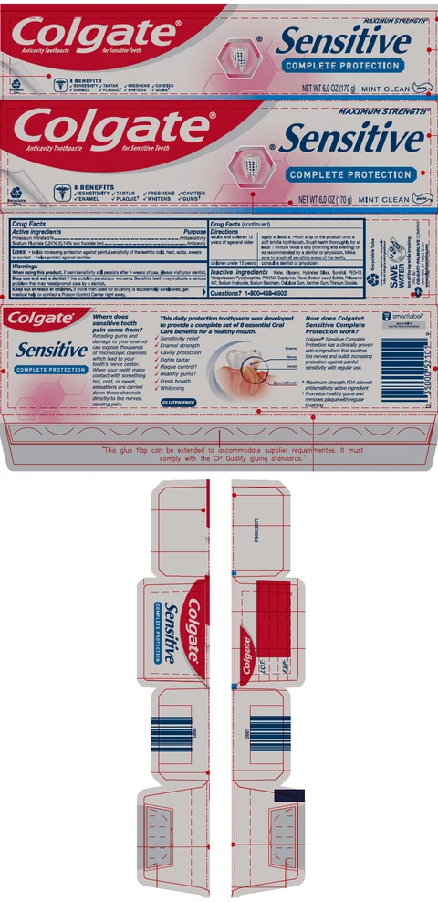 Colgate Sensitive Complete Protection 포장