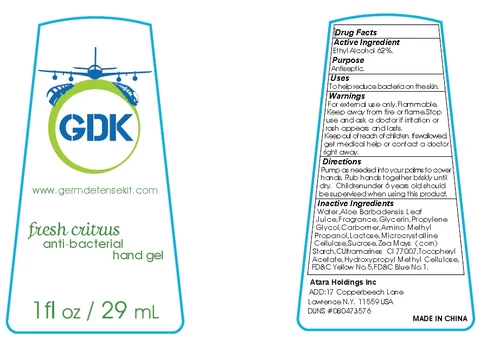 Hand Sanitizer packaging