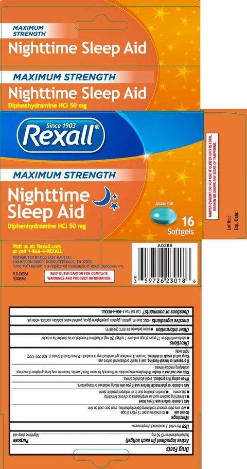 Sleep Aid packaging