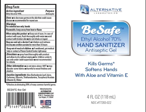Besafe Hand Sanitizer Gel 포장