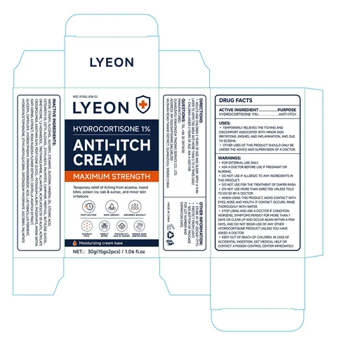 LYEON Anti-itch Cream packaging