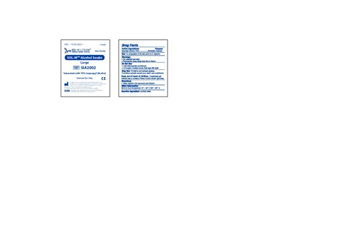 Sol-M Alcohol Swabs Large Non-Sterile 포장