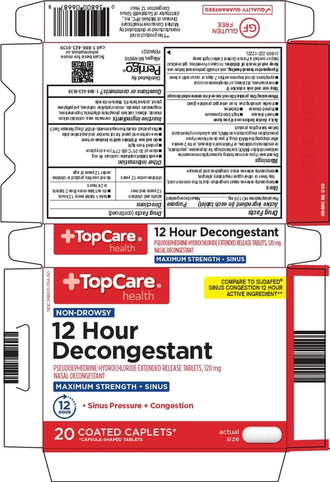 topcare 12 hour decongestant 포장