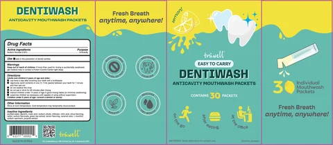 Truwell Dentiwash 포장
