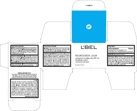 LBEL REGRESSION JOUR Protective Complex with SPF 15 Facial day normal to dry skin packaging