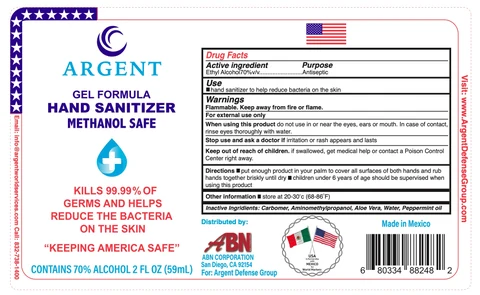 Hand Sanitizer packaging