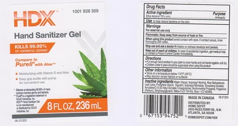 HDX Hand Sanitizer 포장