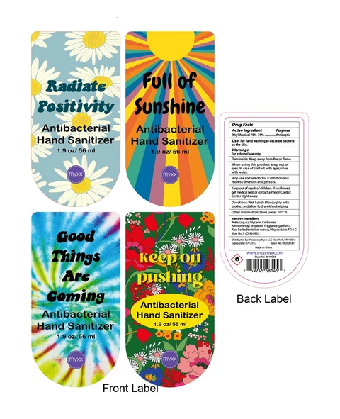 Hand Sanitizer packaging