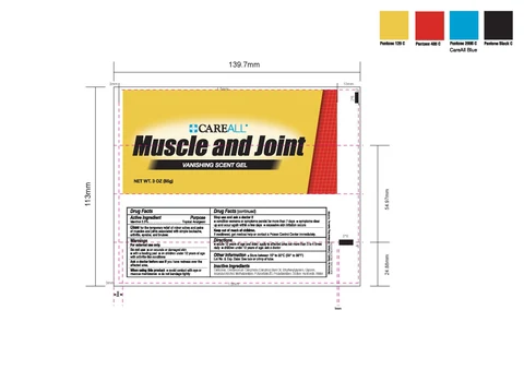 CAREALL Musle and Joint packaging