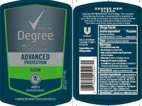 Degree Men 포장