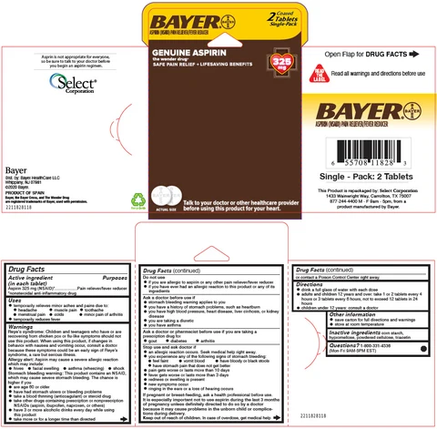 Bayer Genuine Aspirin 포장