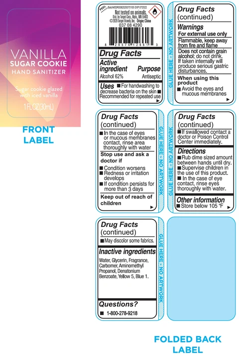 VANILLA SUGAR COOKIE HAND SANITIZER 포장