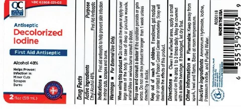 Quality Choice Iodides Tincture 포장
