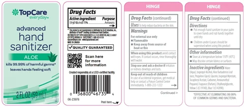 TopCare Advanced Hand SanitizerAloe packaging