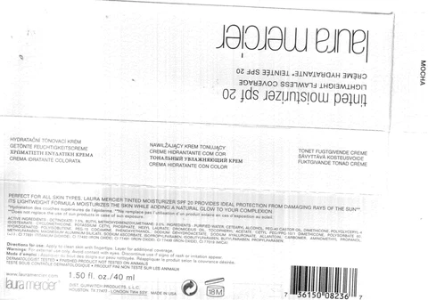 Tinted Moisturizer SPF-20 Mocha packaging