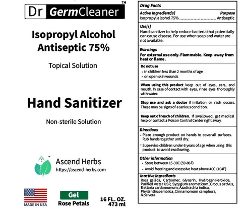 Hand Sanitizer packaging