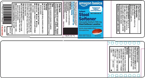 stool softener 포장
