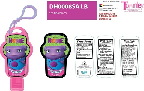 Boov-El Gum Scented Hand Sanitizer 포장