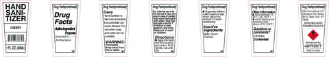 HAND SANITIZER 포장