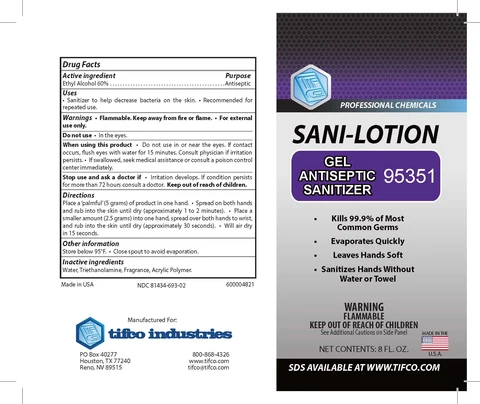 Sani-Lotion 포장