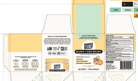 Wonderbelly Extra Strength Anti-Gas packaging