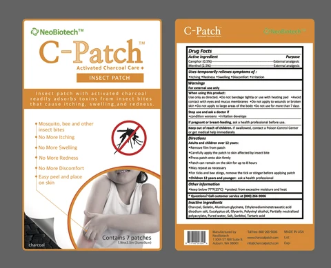 C-Patch Insect packaging