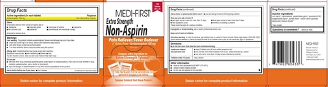 MEDIQUE APAP Extra Strength / MEDI-FIRST Non-Aspirin Extra Strength / Medi First Plus Non-Aspirin Extra Strength 포장