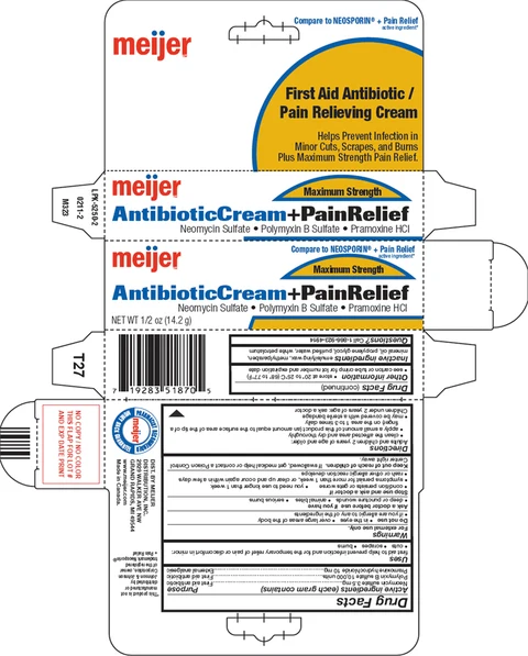 meijer Antibiotic Plus Pain Relief 포장