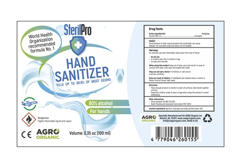 Hand Sanitizer 포장