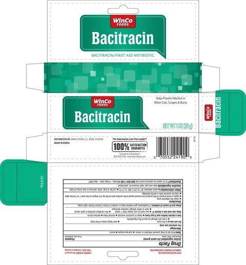 Winco Bacitracin packaging