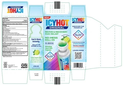 Icy Hot Revive and Recovery Pain Relief No- Mess Roll OnRefreshing Lime and Mint / Icy Hot Revive and Recovery Pain Relief No- Mess Roll OnRevitalizing Tropical Rush / Icy Hot Revive and Recovery Pain Relief No- Mess Roll OnEnergizing Citrus 포장