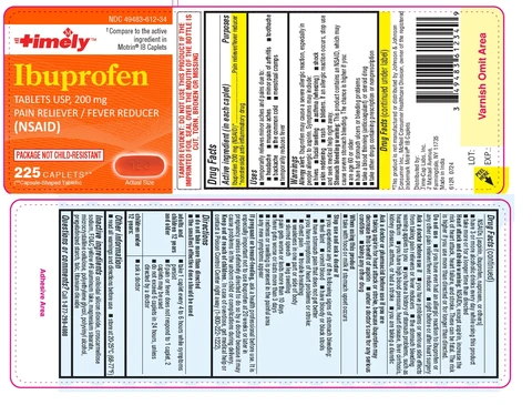 612R- Ibuprofen Caplet