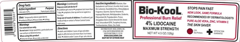 Burn Relief ProfessionalBio-Kool packaging
