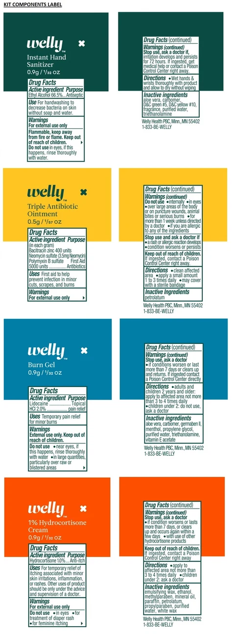 Welly Superhero Supplies Kit packaging