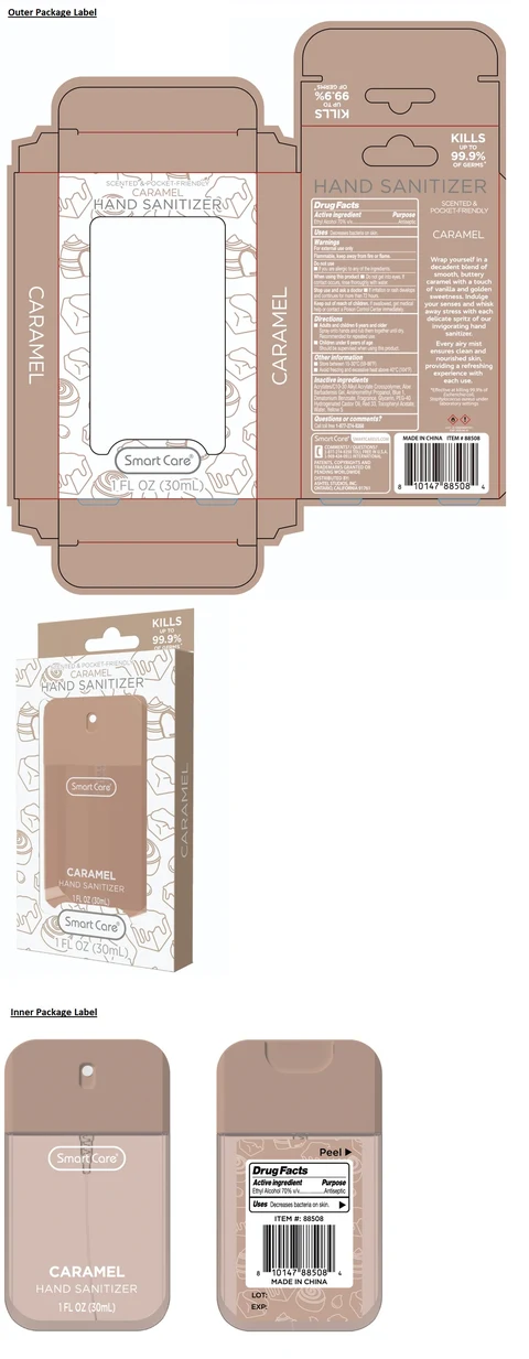 Smart Care CARAMEL HAND SANITIZER 포장
