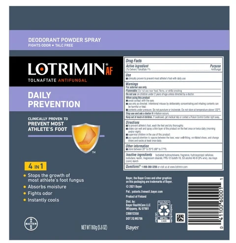 LotriminDaily Prevent Deodorant packaging