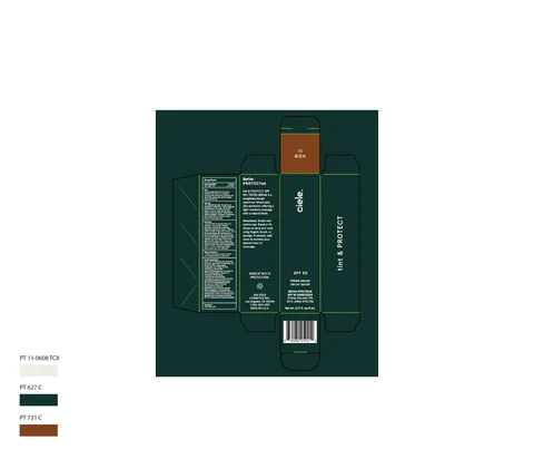 Ceile tint PROTECT tinted serum SPF 50 Rich 포장