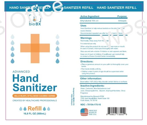 Hand Sanitizer packaging
