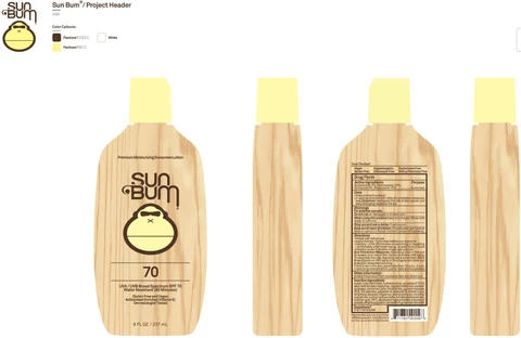 Sun Bum SPF 70 Premium Moisturizing Sunscreen 포장