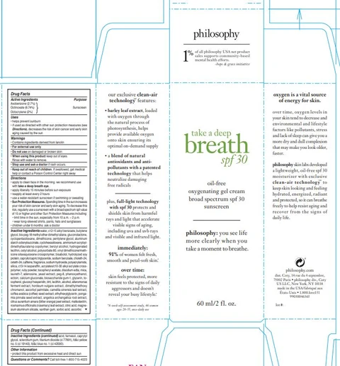 take a deep breath spf 30 포장