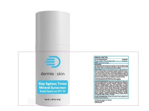 Stay Ageless Tinted Mineral Sunscreen Broad Spectrum SPF30 packaging