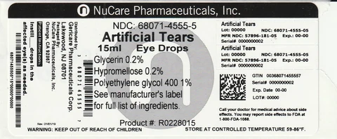Artificial Tears 포장