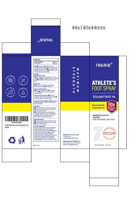 Tagrid Athlete Foot Antifungal with Tolnaftate 포장