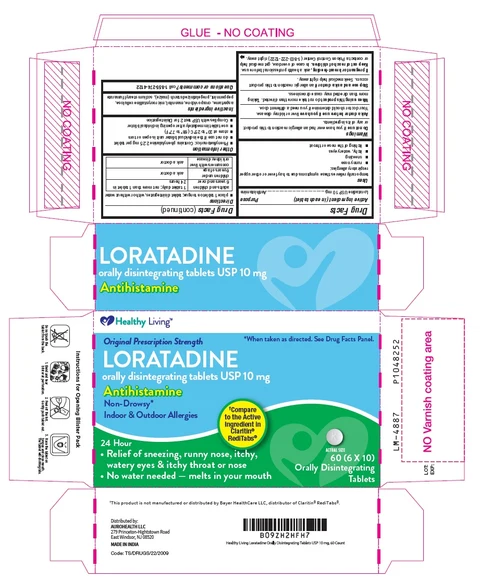 Loratadine ODT packaging