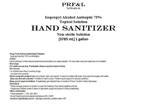 Hand Sanitizer packaging